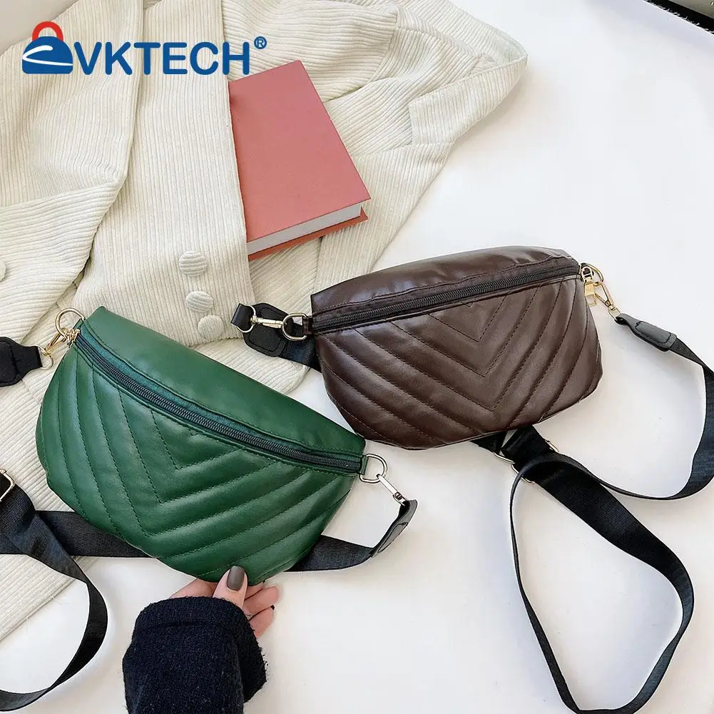 

Модная забавная поясная сумка для женщин с вышивкой нитью, повседневная нагрудная Сумочка через плечо из искусственной кожи