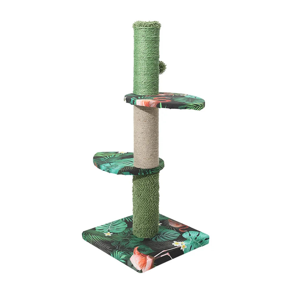 

1Pc Double-layer Cat Climbing Frame Household Cat Scratching Cat Tree Plaything