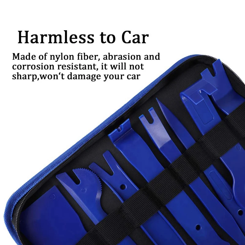 

38 Pcs Car Trim Removal Tool Kits Interior Panel Door Audio Radio Repair Modification Pry Bar Set with Storage Bag