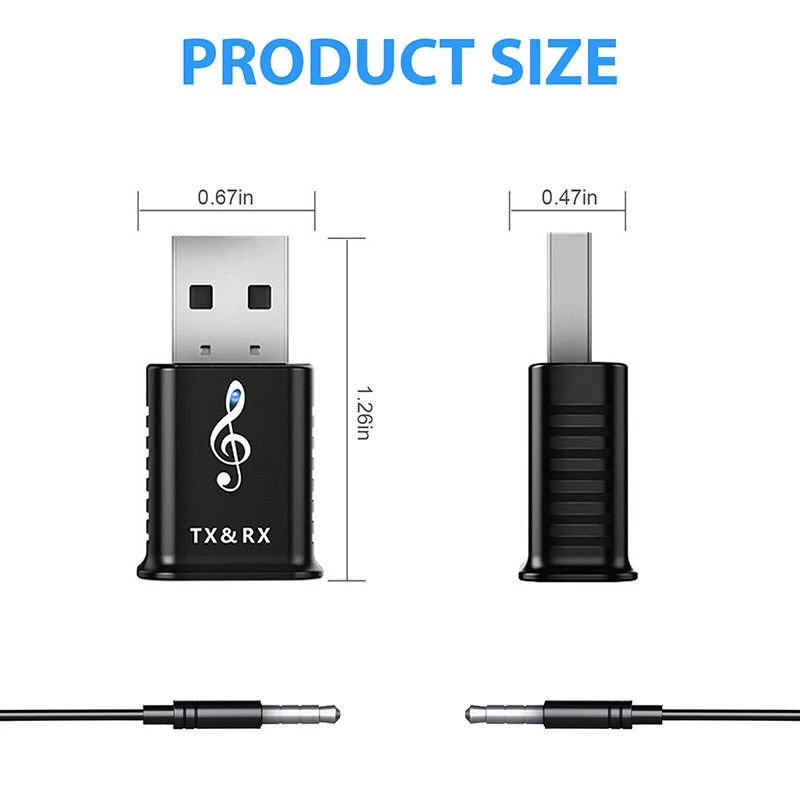 3 5 мм AUX стерео беспроводной адаптер USB Bluetooth 0 передатчик приемник ТВ динамик