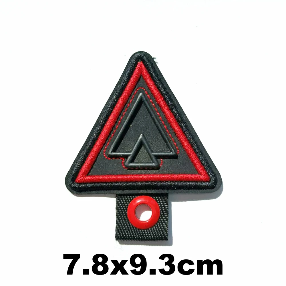 

embroidery metal patch embroideried patches applique clothes jacket badges for clothing DE-3125