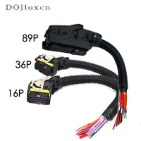1 set 16 36 89 pin edc7 common rail connector pc board ecu socket automotive injector module plug with wire harness for boschs