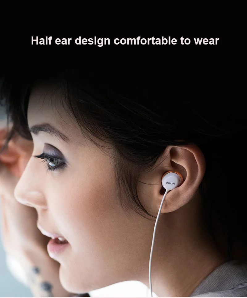 Оригинальные Проводные Наушники Philips SHE4205 с наушниками-вкладышами, спортивные наушники с микрофоном для Galaxy S9 S9 Plus, официальная проверка