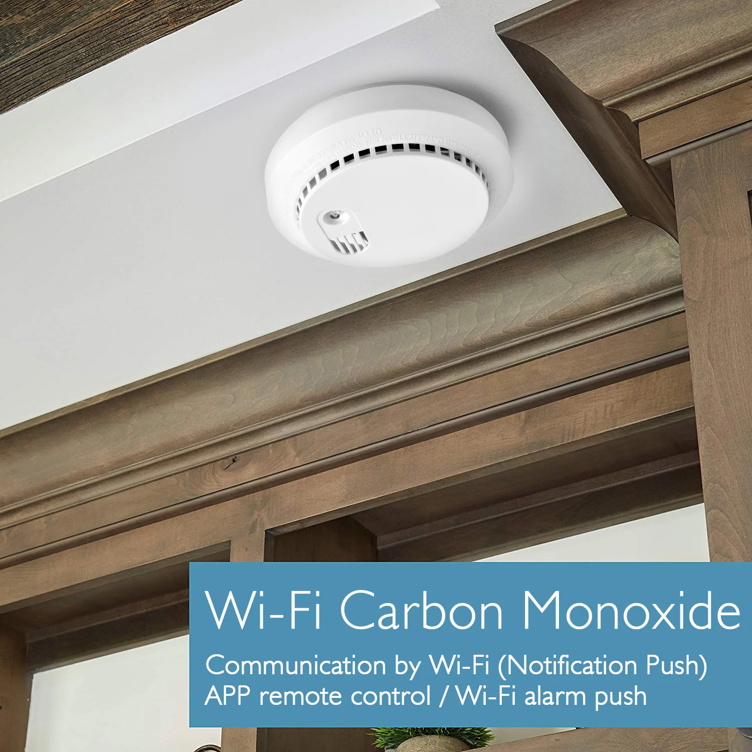 Wifi детектор угарного газа Co датчик дыма Умный дом Безопасность Tuya Smart Life App Alexa Google Home IFTTT