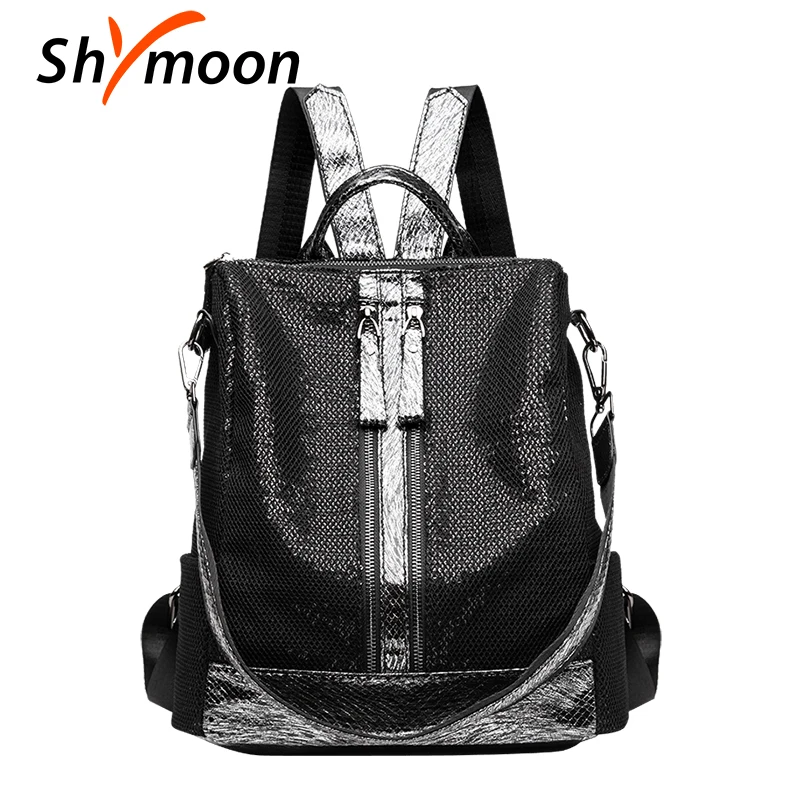 SHYMOON многофункциональные женские противоугонные рюкзаки дамские модные