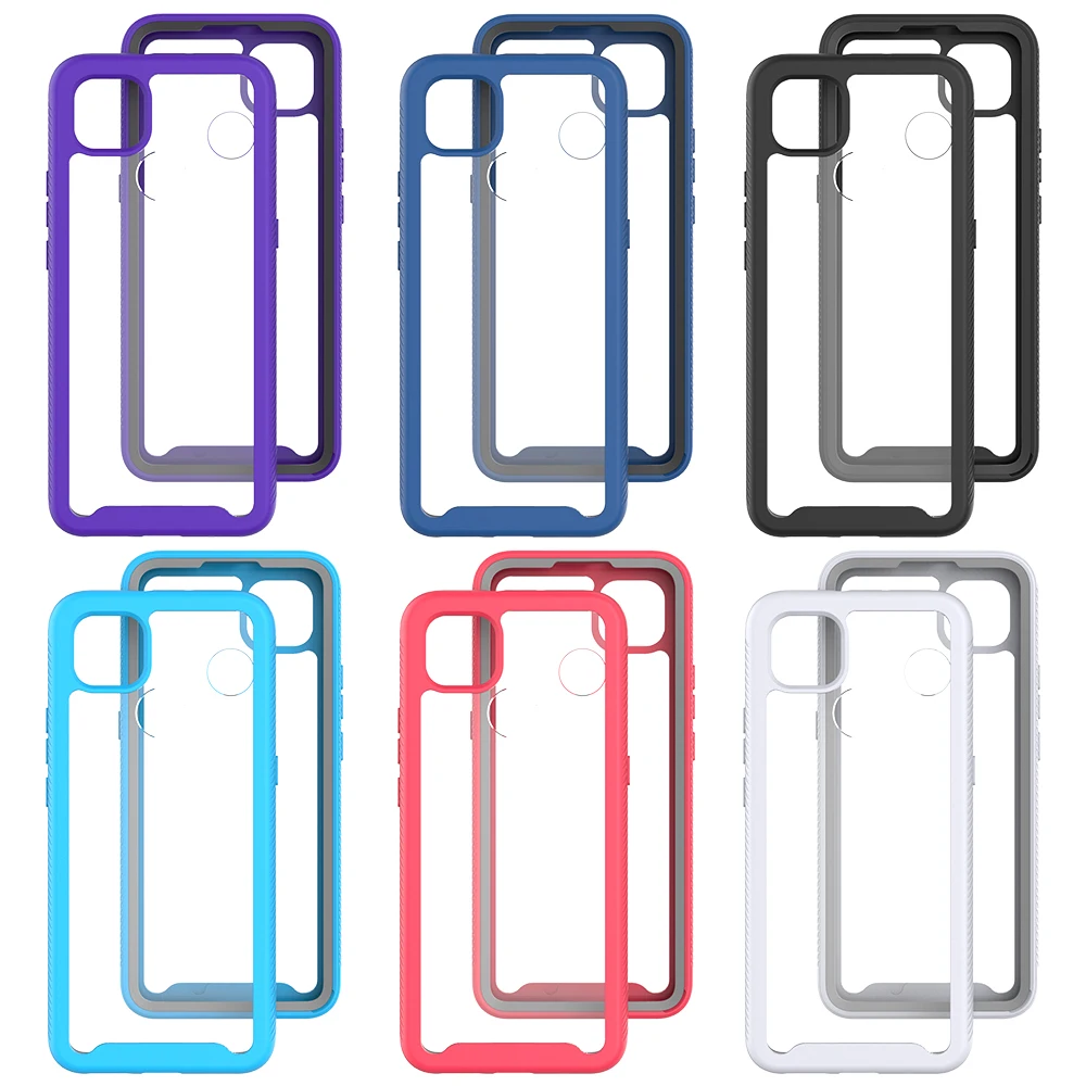 

Phone Case For Motorola G G9 G8 G7 Supra One 5G Power Lite Play Fast Stylus Pro Plus 2 In 1 Bumper Anti Fall Protection PC Cover