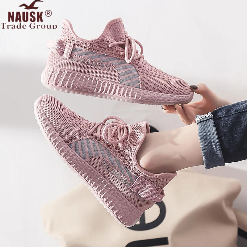 Новинка 2020 года женская обувь на плоской подошве кроссовки сетчатая