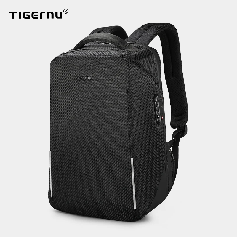 Tigernu Новое поступление TSA замок без ключа бизнес рюкзаки для ноутбука Высокое
