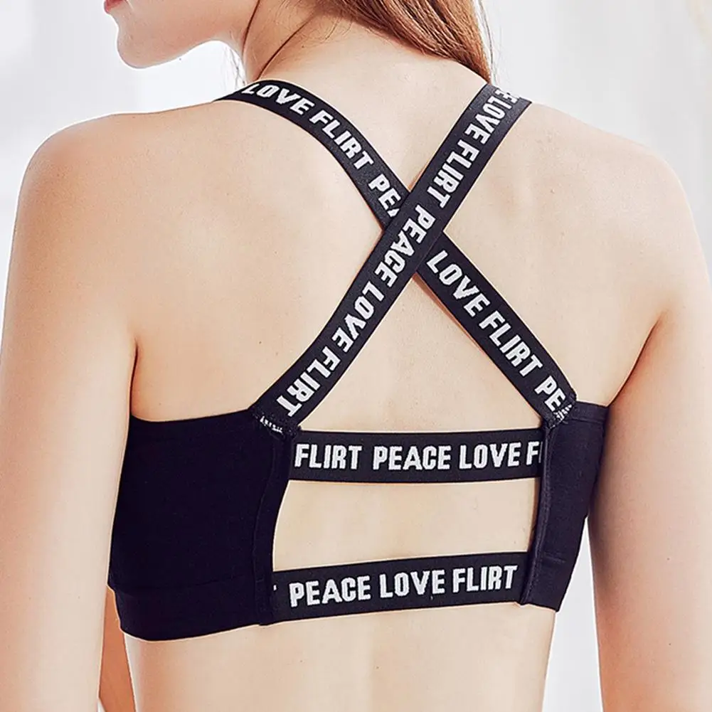 

Women Yoga Sport Bra Women Shockproof Sexy Back Sports Bras Breathable Athletic Fitness Running Gym Vest Tops Sportswear Bras