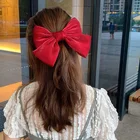 Заколка для волос женская, атласная, двухслойная, для шпильки