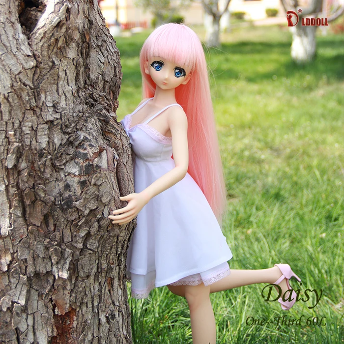 LDDOLL 60 см 1/3 BJD  DD SD SFD силиконовая бесшовная Кукла тело Большая мягкая грудь + глаза