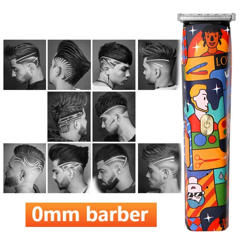 

Kemei T-Outliner Trimmer Fashion Graffiti Trimmer for Men Professional Hair Clipper Scrawl Finish Hair Cutting Machine
