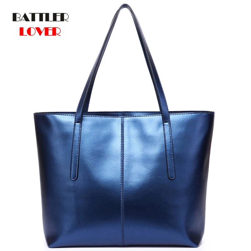 

Women Genuine Cow Leather Shoulder Bags Solid Luxury Design Handbags For Female Big Capacity Travel Totes Lady Retro Style Purse