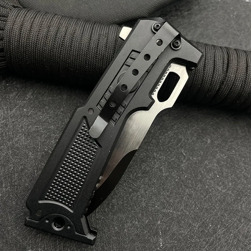 Тактические ножи DuoClang высокой твердости черное титановое лезвие для рисования