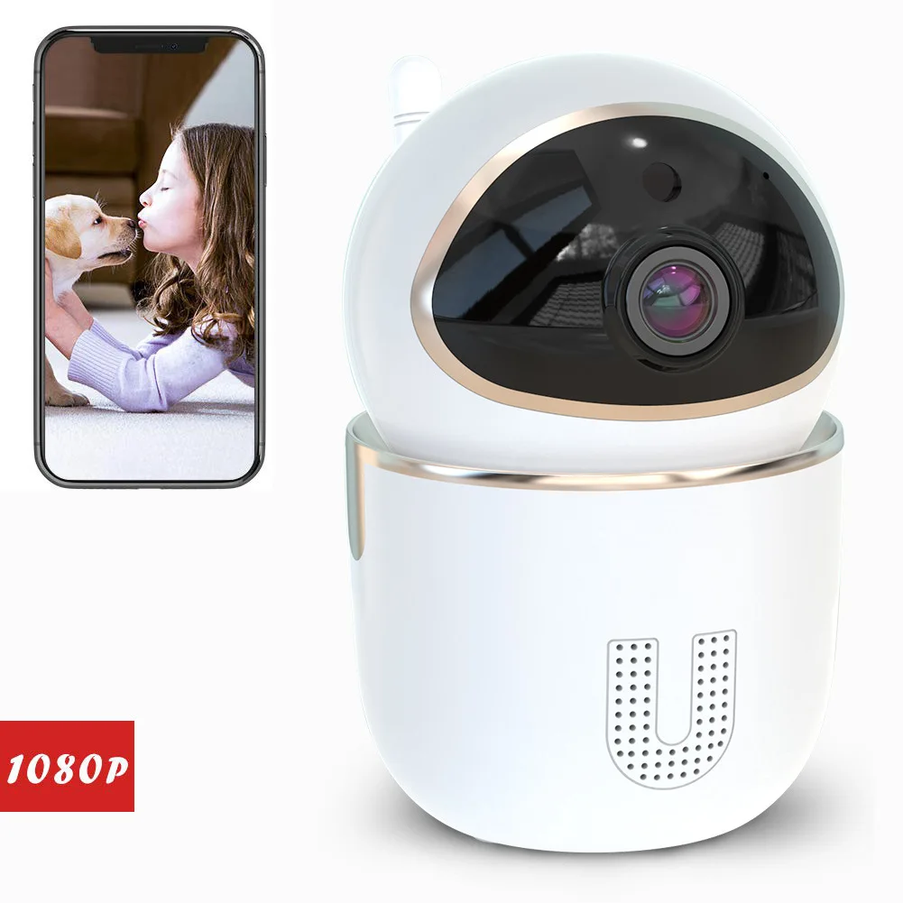 

2021 1080P Two Way Talk Tuya Wireless IP Camera Smart Home CCTV Security Wifi Baby Monitor Two-way Audio Night VISION PAN-TILT