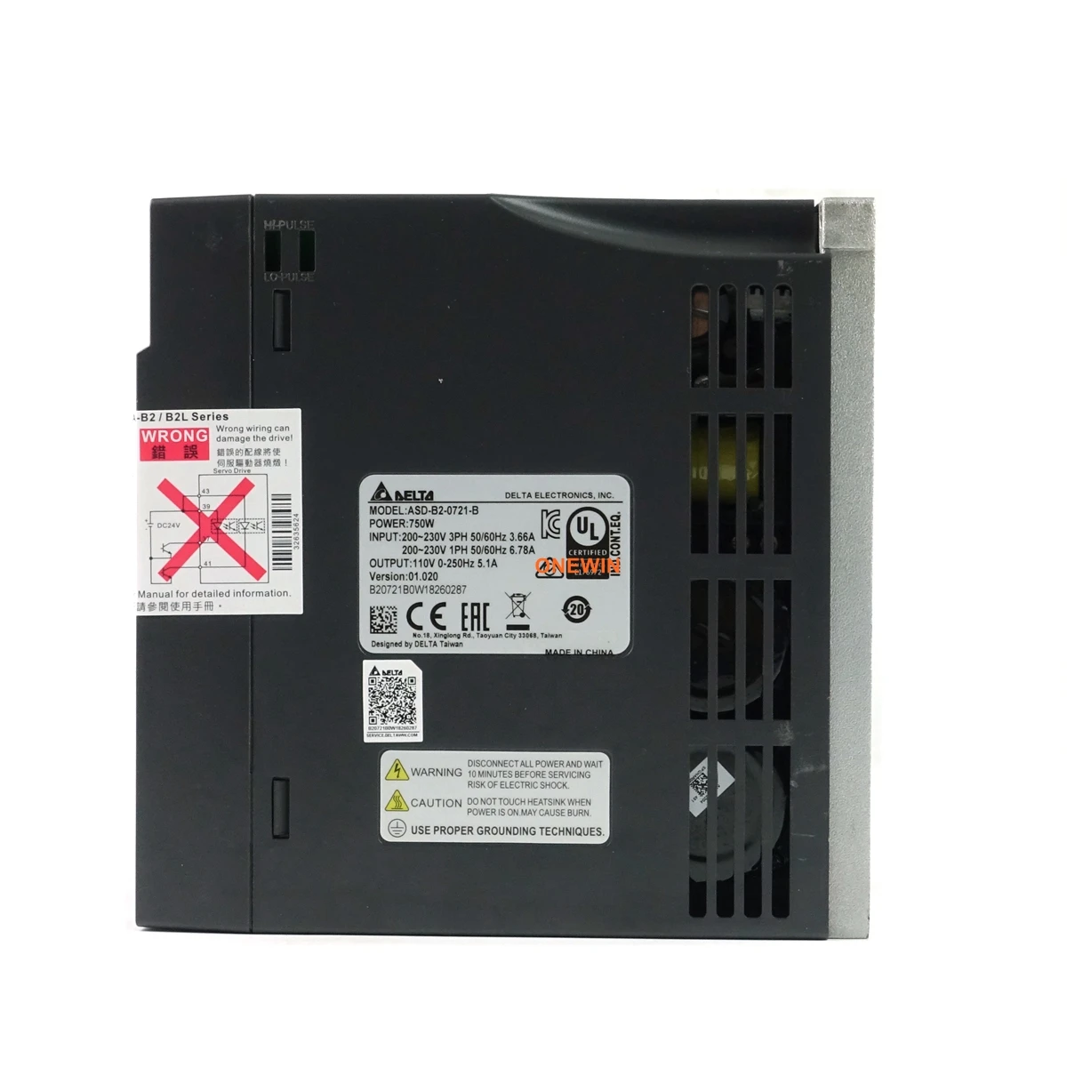 Фото Delta Серводвигатель 750W 220V AC drive kit 2.39NM 3000 об/мин 17bit ASD B2 0721 B ECMA C20807RS с 3 м Delta Серводвигатель 750W 220V AC drive kit 2.39NM 3000 об/мин 17bit ASD B2 0721 B ECMA C20807RS с 3 м