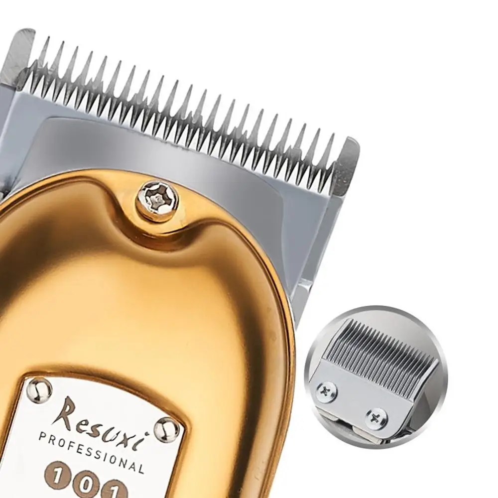 

New LCD Screen Engraving Rechargeable Hair Clipper Hair Salon Special Barber Oil Head Carving Electric Push Shear 1 Set