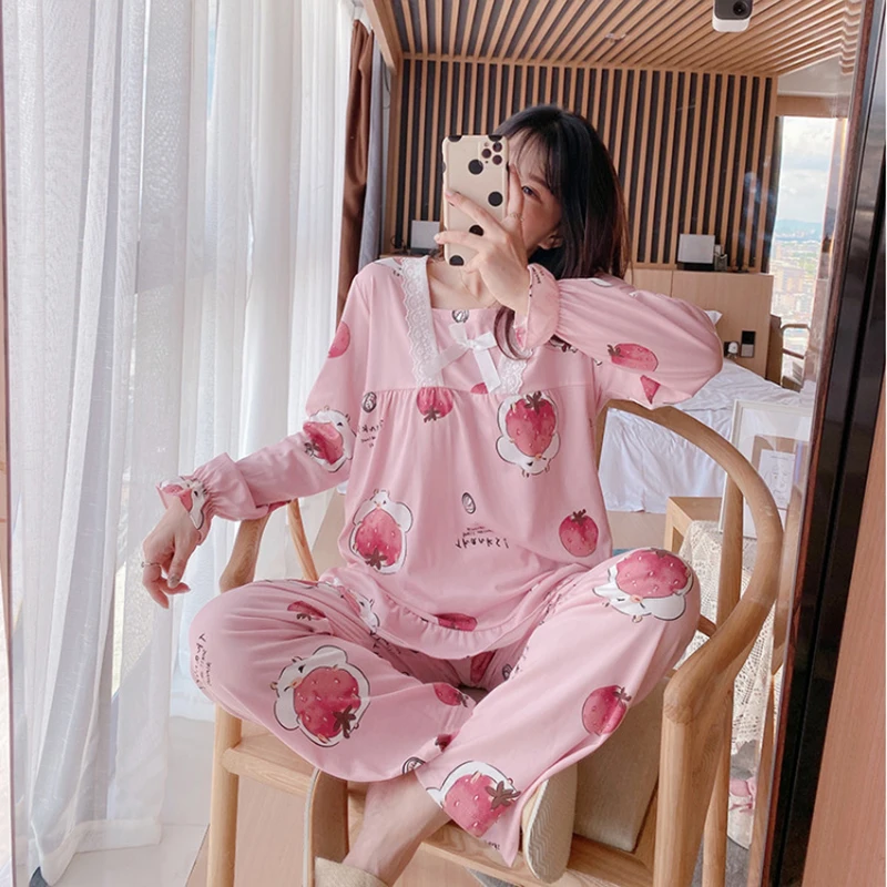 Женская пижама 2020 кружевные пижамные комплекты в клетку с квадратным вырезом