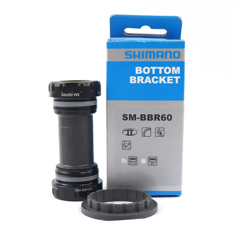 Shimano Ultegra SM-BBR60 каретка для шоссейных велосипедов 68 мм BBR60 каретка для шоссейных велосипедов Shimano оригинальные товары Аксессуары для велосипедов - Цвет: box-packed