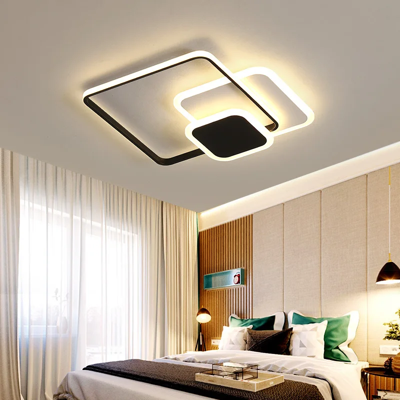 

Square round Nordic fashion style minimalist furniture lighting bedroom study lighting versatile fashion solid color