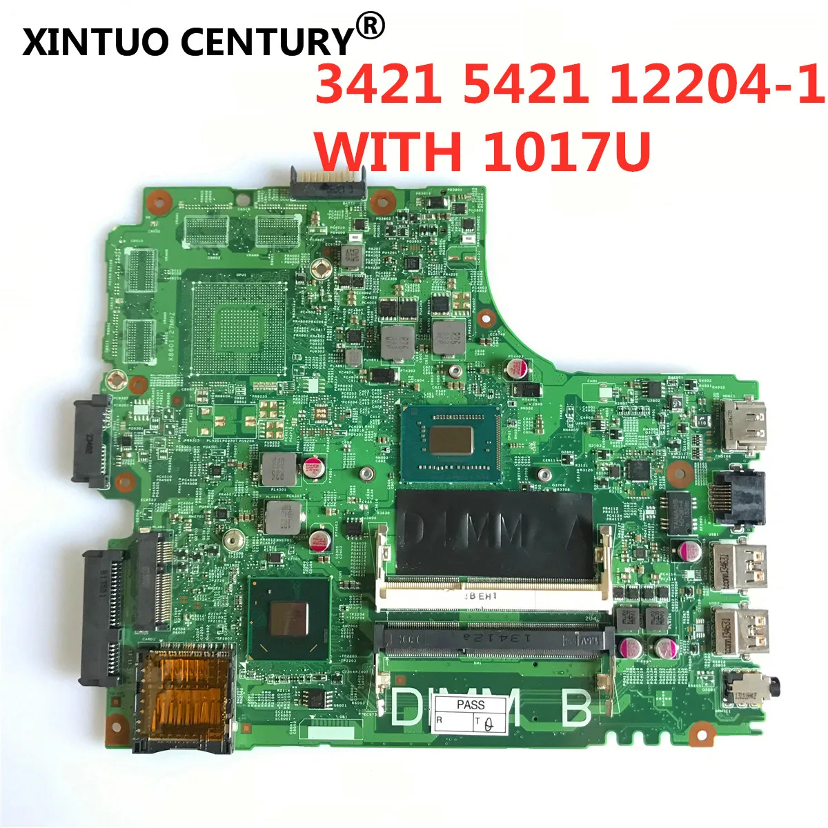 

12204-1 DNE40-CR ПРБ: 5J8Y4 материнская плата для ноутбука DELL inspiron 2421 3421 5421 CN-0PTNPF 0PTNPF 1017U Процессор 100% тестирование работы