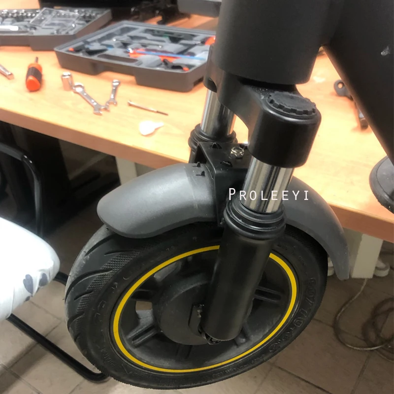 Подвеска передней вилки для скутера Ninebot MAX G30 с подставкой гидравлический