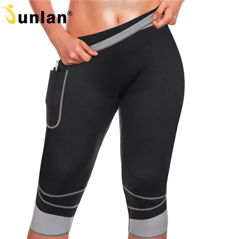 

Junlan Women Fat Burning Pants Waist Trainer Body Shapers Neoprene Reducing Shorts Thigh Bottom Shapewear for Weight Loss