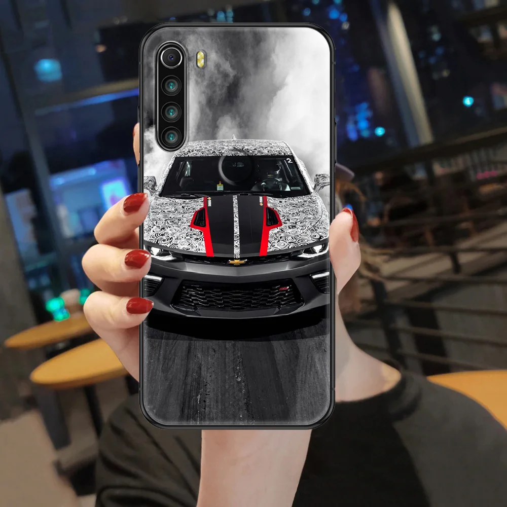 

luxury Chevr sports car Phone case For Xiaomi Redmi Note 7 7A 8 8T 9 9A 9S 10 K30 Pro Ultra black luxury cell cover tpu shell