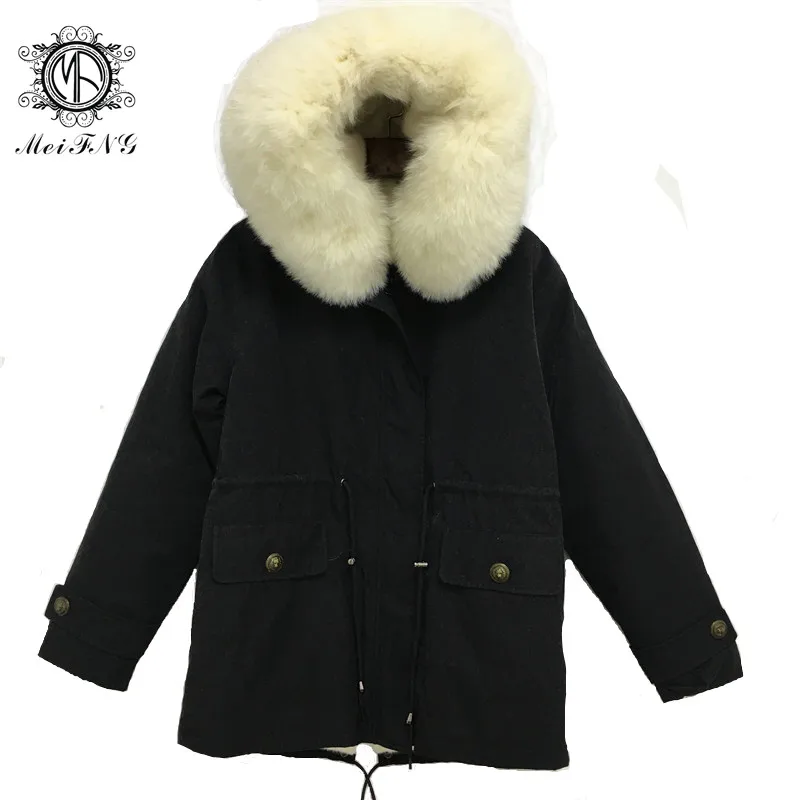 Новинка куртка из искусственного меха Черная Мужская Элегантная короткая парка