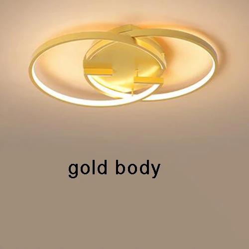 gold Chandelierrec AC90-260V потолочные люстры светильники Современные светодиодные люстры Гостиная Спальня низкие потолки канделябро - Цвет абажура: gold