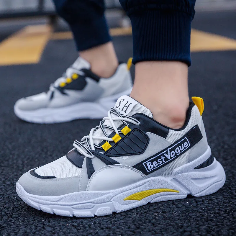 

Spring 2021 new men's shoes net red ins father shoes youth sports running shoes fashion travel shoes