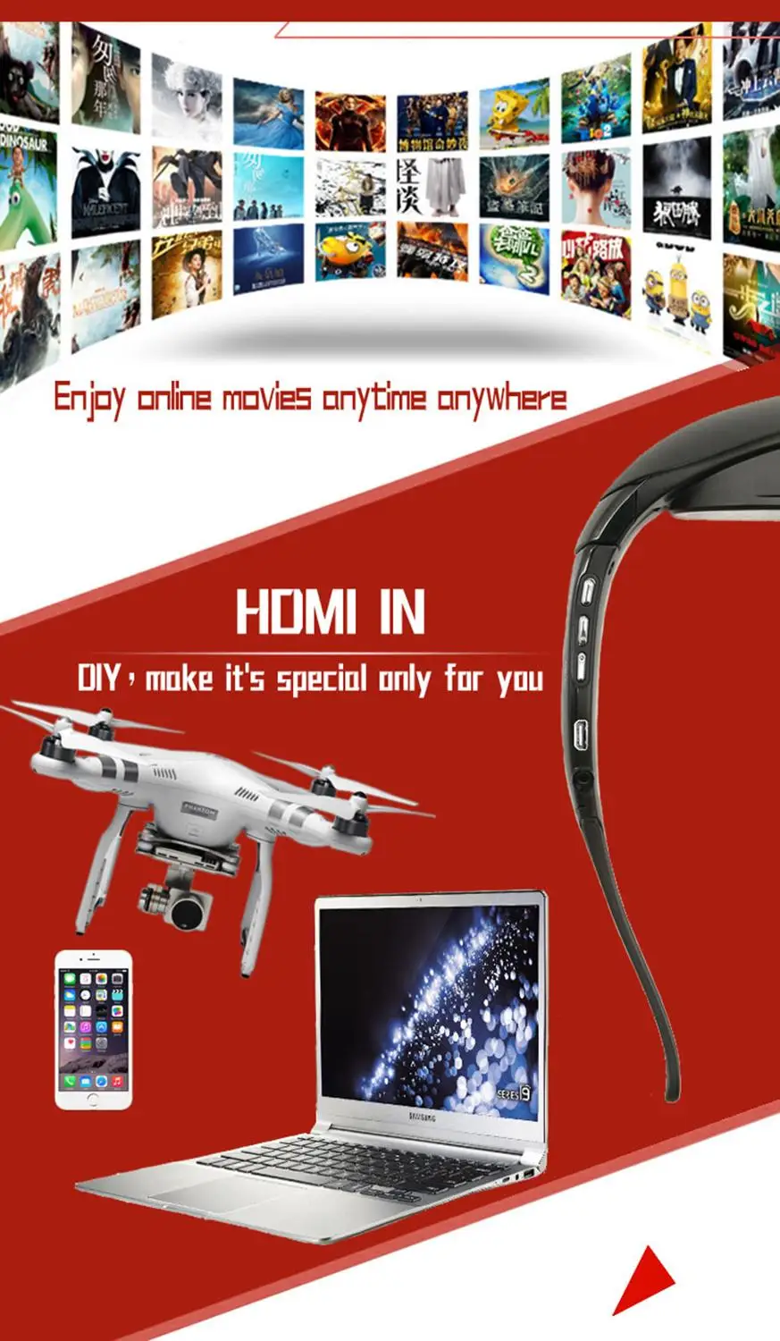 Очки виртуальной реальности K600S Все в одном со шлемом FPV встроенная система Android с