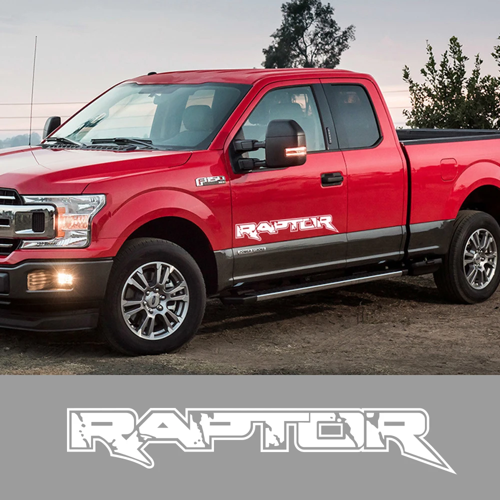 2 шт. автомобильные наклейки для Ford Raptor F150 F250 F350 F450 F550 F650 F75 пикап графическая буква