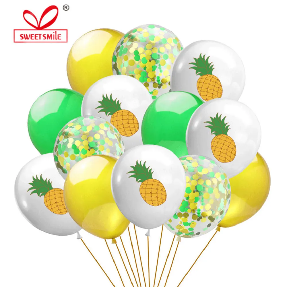 12 дюймов ананас латексный шар волна точка конфетти баллон детский душ подарки на