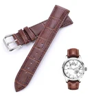 Ремешок для часов из натуральной кожи, браслет с бамбуковым узором, аксессуары для наручных часов, 121416182022 мм