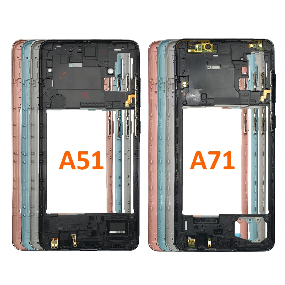 

Сменная средняя рамка для Samsung Galaxy A51 A71 A20 A50, 50 шт./лот