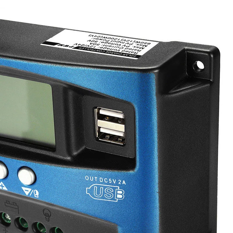 Горячая 40A 100A регулятор MPPT солнечной панели Контроллер заряда 12 V/24 V Авто фокус