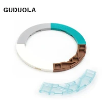 guduola tile 4x4 curved corner with cutouts 27507 39725 moc building block toys parts 30pcslot