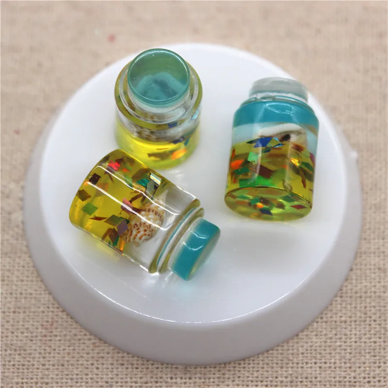 10 шт. милые новые 3D каучуковые дрейфующие бутылки миниатюрные художественные