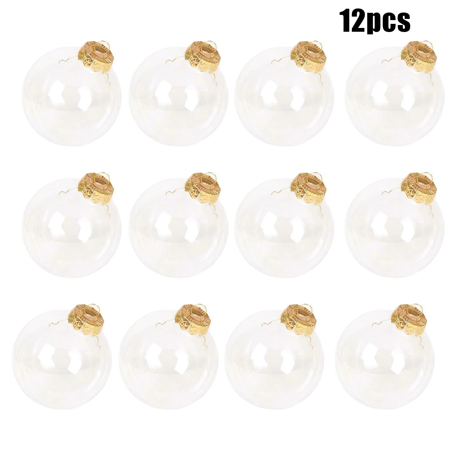 

Transparent Christmas Ball Fillable DIY Lightweight Christmas Tree Pendant Creative Xmas Party Decoration A1