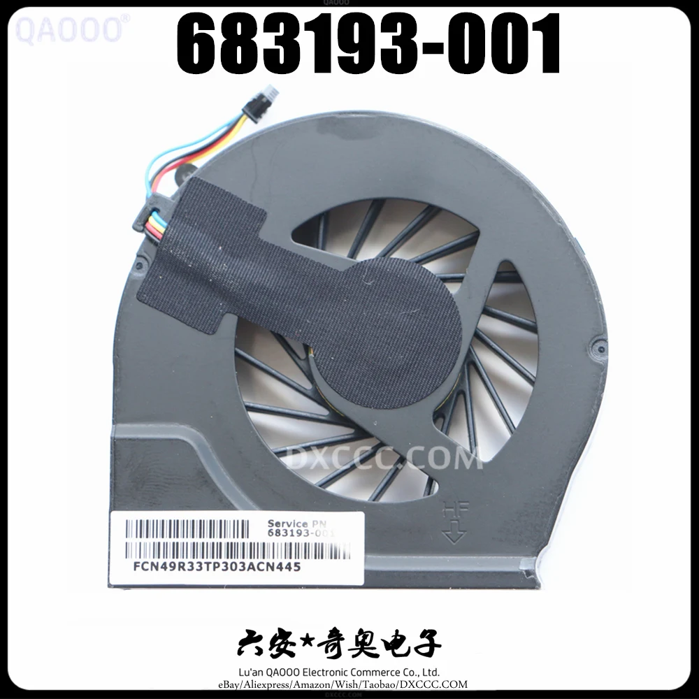 Вентилятор для ноутбука HP G4 2000 2045TX G6 2328TX G7 TPN Q109 Q110 Процессор охлаждения 683193 001