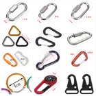 124510 шт. Портативный восхождение разъем Карабин брелок альпинистская Пряжка Карабин Открытый туристическое снаряжение