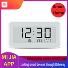 Умный гигрометр-термометр Xiaomi Mijia BT4.0, беспроводные электронные цифровые часы, инструменты для измерения температуры в помещении и на улице, с ЖК-дисплеем