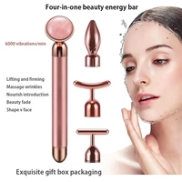 massager for face jade roller tools skin care beauty health facial massager roller firming face lift 4 in 1 beauty stick