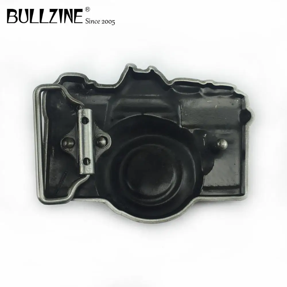 Bullzine цинковый сплав ретро 3D камера ремень пряжка Оловянная отделка FP 02282 1