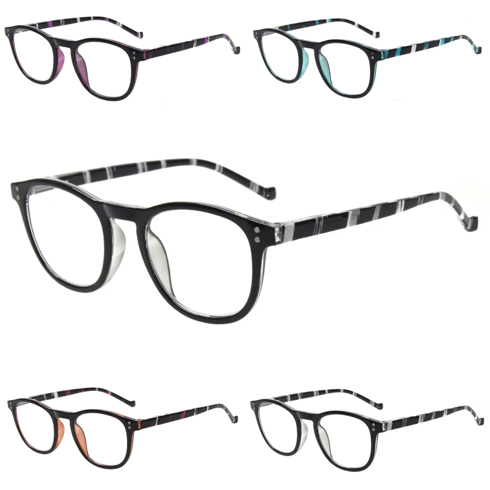 

Reading Glasses Fashion Glasses Spring Hinge Pattern Pattern Unisex Reader