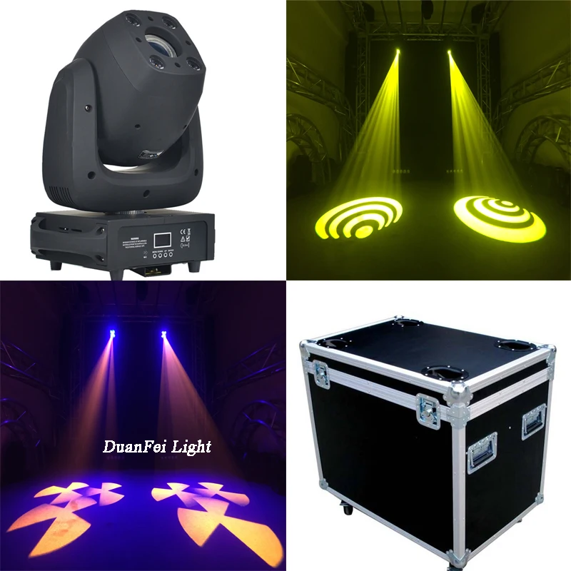 (10 шт. + Flycase) светодиодный 100 Вт точечный движущаяся головка Zoom lyre с 4 10 4в1 rgbw
