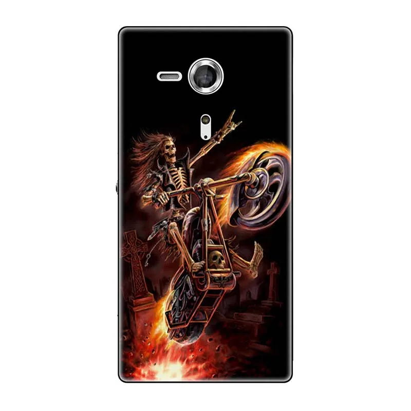 Телефонные чехлы для sony Xperia SP M35 M35h M35C C5303 C5306 C5302 чехол с принтом(розы); волк милый чехол-крышка с узорами чехол для телефона чехол Fundas Para - Цвет: A282