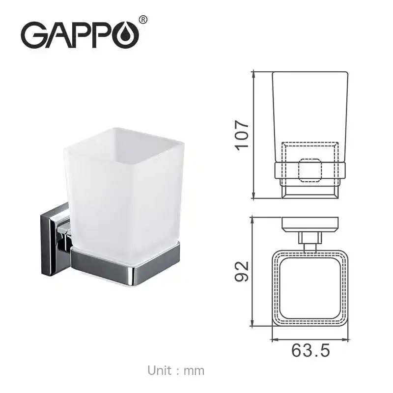 Держатели для стаканов GAPPO G3806/G3808 двойная зубная щетка держатель чашки зубной
