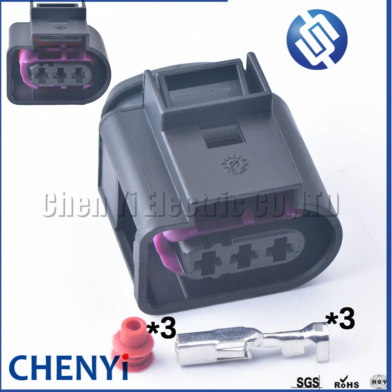 

3-контактный женский автомобильный водонепроницаемый разъем, разъем давления масляной направляющей двигателя 4D0 971 993 4D0971993